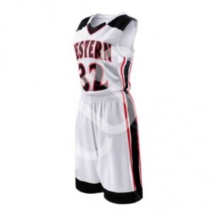 White Basketball Uniform