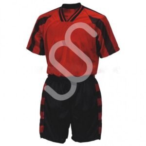 Red-Black Soccer Uniform