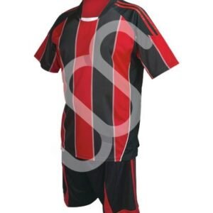Red-Black Soccer Uniform