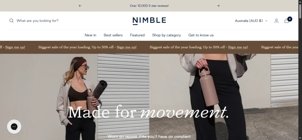 nimble activewear