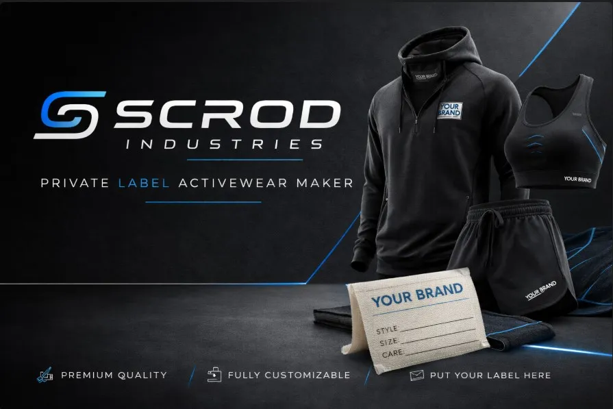 Scrod Industries Private Label Activewear Manufacturer