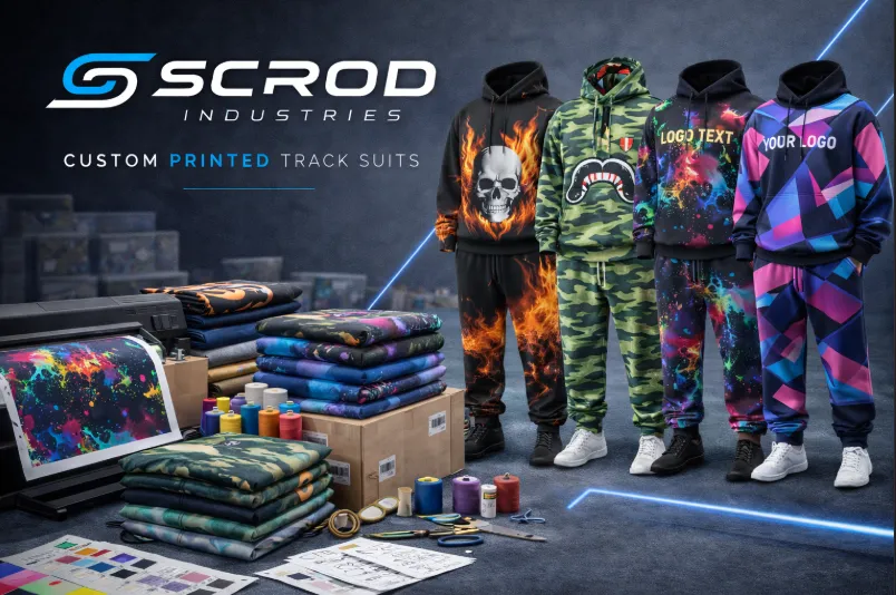 Scrod Industries Custom Printed Track Suits