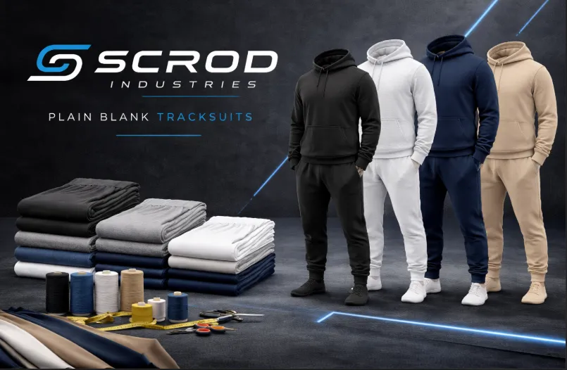 Scrod Industries Plain Blank Tracksuits Manufacturer