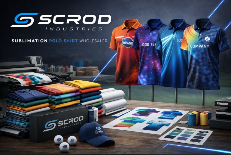 Scrod Industries Sublimation Polo Shirt Wholesaler