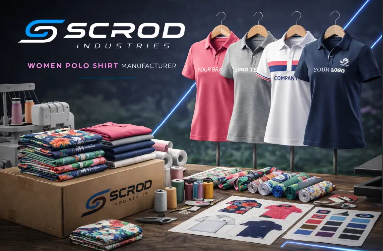Scrod Industries women polo shirt manufacturer