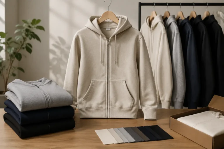 Private Label Zip-Up Hoodie Manufacturers